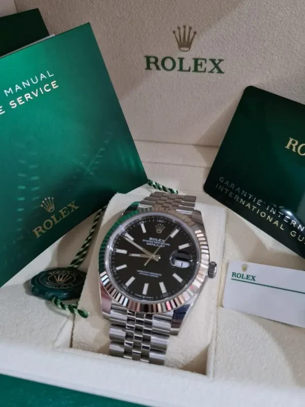 Rolex Datejust 41 Blue m126334-0017 Jubilee 18k White Gold - Image 7