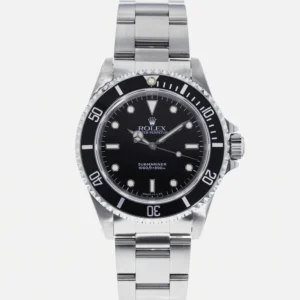 Rolex Submariner Series 114060-0002 Black Disk Watch (Black Water Ghost)