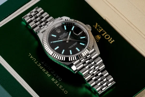 Rolex Datejust 41 Blue m126334-0017 Jubilee 18k White Gold - Image 3