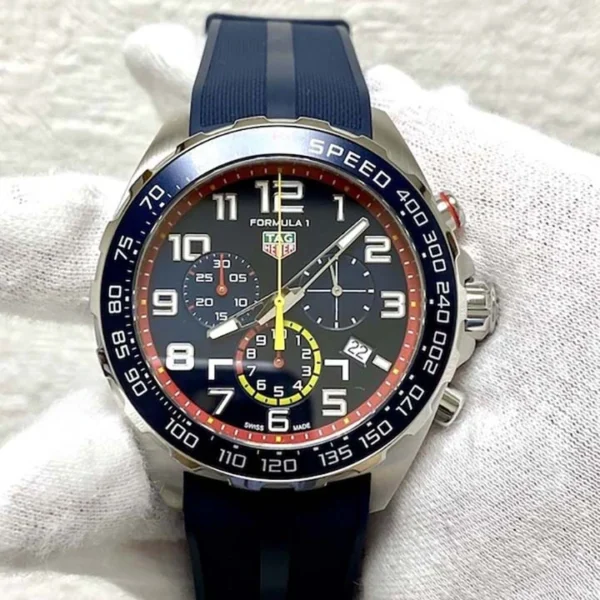 TAG HEUER FORMULA 1 X RED BULL RACING Quartz Chronograph - Diameter 43 mm CAZ101AL.FT8052(AAAAA version) - Image 5
