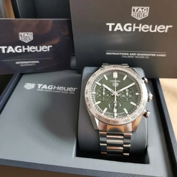 TAG HEUER CARRERA Automatic Chronograph - Diameter 44 mm CBN2A10.BA0643 - Image 9