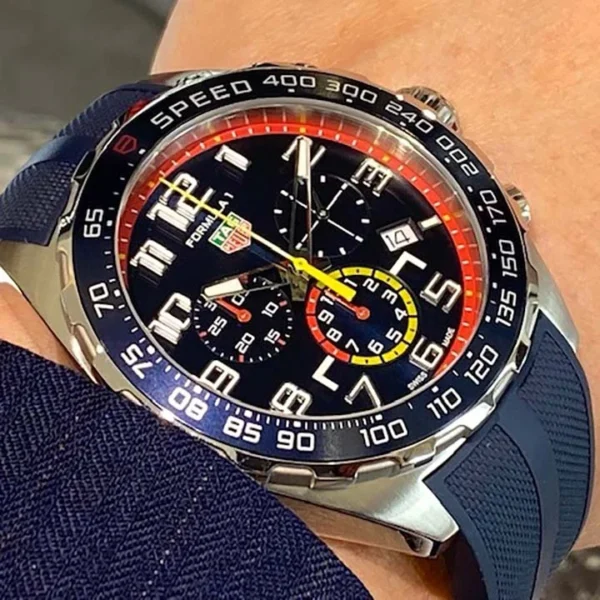 TAG HEUER FORMULA 1 X RED BULL RACING Quartz Chronograph - Diameter 43 mm CAZ101AL.FT8052(AAAAA version) - Image 8